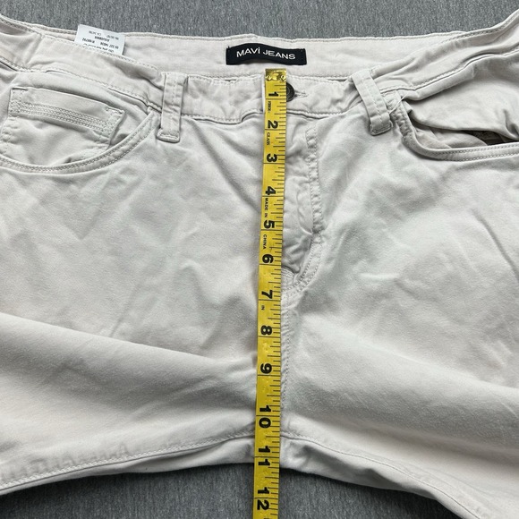 Mavi Jeans Matt Relaxed Straight Leg Pants Mens 34x31 Light Beige Khaki - Picture 8 of 16